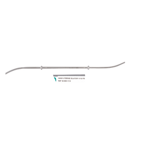 Miltex Uterine Dilator Hank 11 Inch Length Stainless Steel NonSterile Reusable - M-249987-1197 - Each