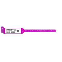 Precision Dynamics Identification Wristband Sentry® Bar Code LabelBand® Barcoded Band Permanent Snap Without Legend - M-495391-1724 - Box of 500