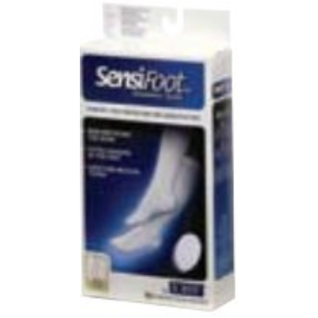 BSN Medical Diabetic Compression Socks JOBST® Sensifoot™ Crew Large Black Closed Toe - M-786948-4869 - Pair