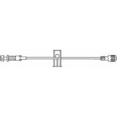 B. Braun Extension Set 7 Inch Tubing 1 Port 0.63 mL Priming Volume DEHP - M-291767-1340 - Case of 50