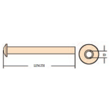 Olympus America Inc Ear Ventilation Tube Straight 1.14 mm Fluoroplastic - M-578285-1523 - Box of 6