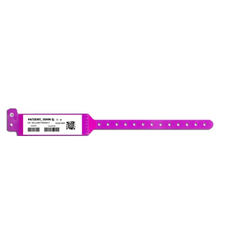 Precision Dynamics Identification Wristband Sentry® Bar Code LabelBand® Barcoded Band Permanent Snap Without Legend - M-495390-1393 - Box of 500