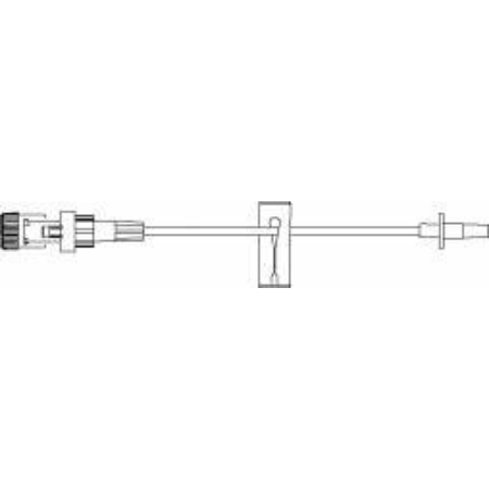 B. Braun Extension Set 8 Inch Tubing 1 Port 0.55 mL Priming Volume DEHP-Free - M-189649-3623 - Case of 100