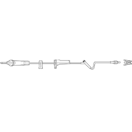 Baxter Primary Administration Set Interlink® 10 Drops / mL Drip Rate 76 Inch Tubing 1 Port - M-473507-2077 - Case of 48