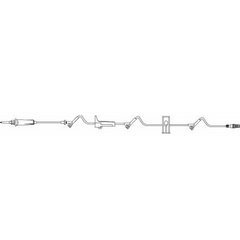 B. Braun Primary Administration Set ADDitIV® 15 Drops / mL Drip Rate 115 Inch Tubing 3 Ports - M-286628-1473 - Case of 50