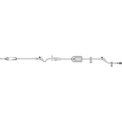 B. Braun Primary Administration Set Caresite® 15 Drops / mL Drip Rate 104 Inch Tubing 2 Ports - M-1083755-4551 - Case of 50