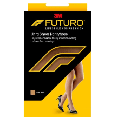 3M Compression Pantyhose 3M™ Futuro™ Energizing Waist High Large Nude Closed Toe - M-1084259-2023 - Box of 12 - Axiom Medical Supplies