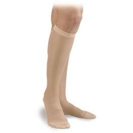 BSN Medical Compression Socks JOBST Activa Sheer Therapy Knee High Size D Black Closed Toe - M-824147-4647 | Pair