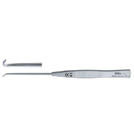 Miltex Phlebectomy Hook Miltex® Mueller 5 Inch Length German Stainless Steel NonSterile Reusable - M-764607-4963 - Each