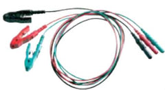 Natus Medical Lead Wire Set 24 Inch, Red, Black, Green, with Crocodile Clip - M-641584-3945 - Each