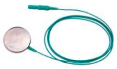Natus Medical EMG Ground Electrode Stainless Steel Round Disposable - M-666283-3358 - Each