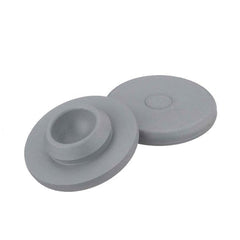 PANTek Technologies LLC Wheaton® Bottle Stopper Bromobutyl Rubber Snap-On Gray 3 cm For 1.5 cm I.D, 3 cm O.D. Mouth of Vials and Serum Bottles NonSterile - M-982065-3159 - Case of 1000