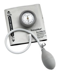 Welch Allyn Aneroid Sphygmomanometer with Cuff DuraShock® 2-Tube Pocket Size Hand Held Adult Size 11 Cuff