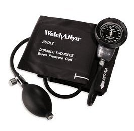 Welch Allyn Aneroid Sphygmomanometer with Cuff Tycos® 2-Tube Pocket Size Hand Held Adult Size 11 Cuff