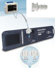 Welch Allyn Blood Pressure Cuff FlexiPort® Adult Arm Medium Cuff 25 - 34 cm Nylon Cuff