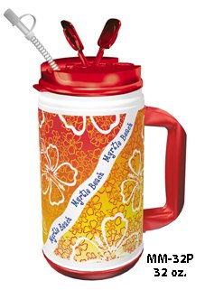Whirley Industries Drinking Mug Whirley-DrinkWorks!™ 32 oz. Various Prints Plastic Reusable