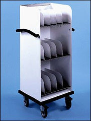 Wolf X-Ray Cassette Cart Steel 20 W X 50 H X 17 D Inch