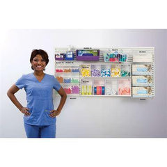 Wall-Mount Aluminum LabWall Panels 2'W x 4'H ,1 Each - Axiom Medical Supplies