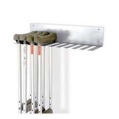 Wall Mounted Crutch Storage Rack Wall Mounted Crutch Storage Rack • 18"W x 7"D x 4"H ,1 Each - Axiom Medical Supplies