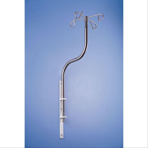 Wall Mounted IV Pole Wall Mounted IV Pole • 8"W x 14"L x 30"H ,1 Each - Axiom Medical Supplies