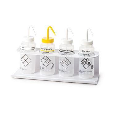 MarketLab Wall-Mount Wash Bottle Holder with Drip Tray MarketLab Wall-Mount Wash Bottle Holder with Drip Tray ,1 Each - Axiom Medical Supplies