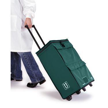 Wheeled Medication Transport Tote MarketLab Wheeled Medication Transport Tote, Green ,1 Each - Axiom Medical Supplies