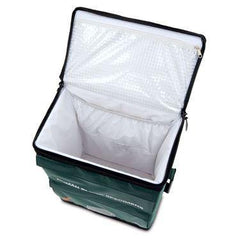 MarketLab Wheeled Specimen Transport Tote Wheeled Specimen Transport • 15.5"W x 9.5"D x 22"H • Green ,1 Each - Axiom Medical Supplies