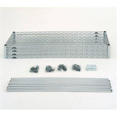 Wire Shelving Add-On Kits 72"W x 18"D (each shelf) • Overall: 90"W x 72"D x 63"H ,1 / set - Axiom Medical Supplies