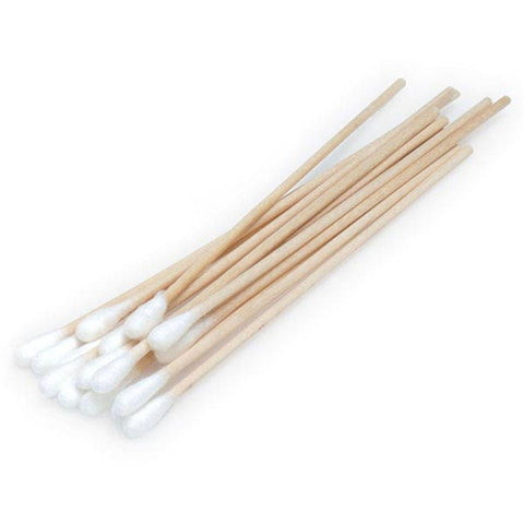 Wood 6"L Applicator Sticks Wood with Cotton Tip • Sterile ,200 / pk - Axiom Medical Supplies