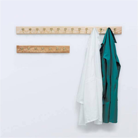 Wood Apparel/Coat Racks 7-Hook Coat Rack • 24"L ,1 Each - Axiom Medical Supplies