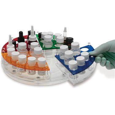 MarketLab Rotating Vial Rack MarketLab Rotating Vial Rack • 10"Dia x 2"H ,1 Each - Axiom Medical Supplies