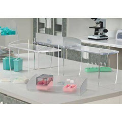 MarketLab Workstation Risers Polycarbonate Bin • 15.75"W x 8"D x 3.25"H ,1 Each - Axiom Medical Supplies