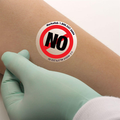 Wrong Site Prevention Tattoos "NO" ,100 per Paxk - Axiom Medical Supplies