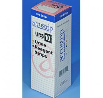Accustrip URS-10 Urine Reagent Strips 100 Tests per bottle - Axiom Medical Supplies