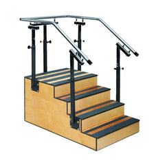 Staircases with Height-Adjustable Handrails