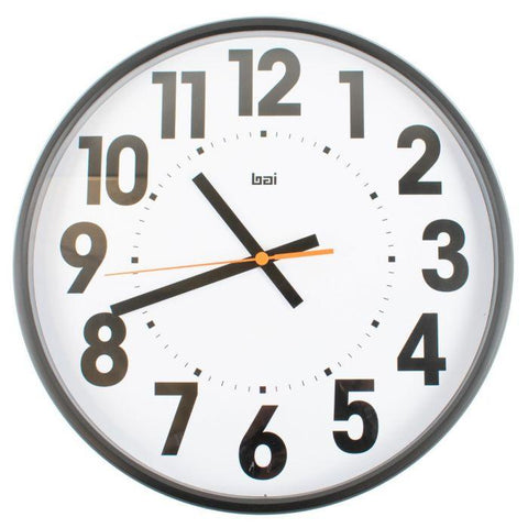 15" Wall Clock with Large Bold Numbers - Axiom Medical Supplies