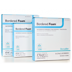 Bordered Foam Waterproof Wound Dressing