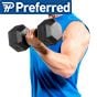 Rubber Hex Dumbbells