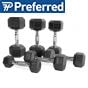 Rubber Hex Dumbbells