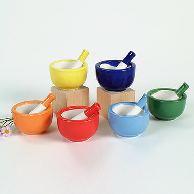 Colorful Mortar and Pestle