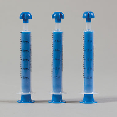 Comar Oral Dispensers with Tip Caps, 5mL - Clear