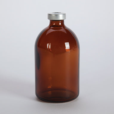 Sterile Empty Vials, Amber, 100mL H-19817-12977