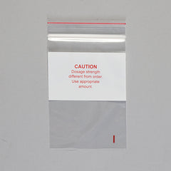 Caution Dosage Strength Bags, 4 x 6 H-9510-13703