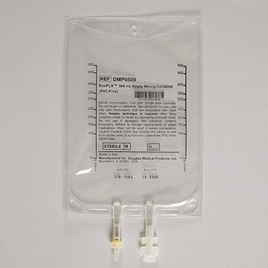 Sterile EcoFLX™ Empty IV Bags, 500mL H-20256-16462