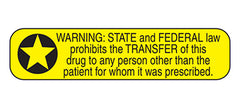 Warning State and Federal Law Labels H-2111-14383