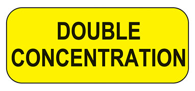 Double Concentration Labels H-17863-15950