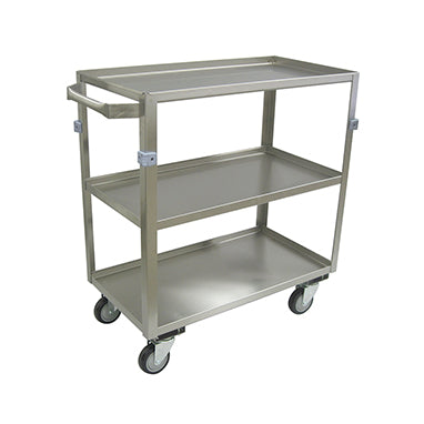 Stainless Steel Cart, 3-Shelf H-18752-15582