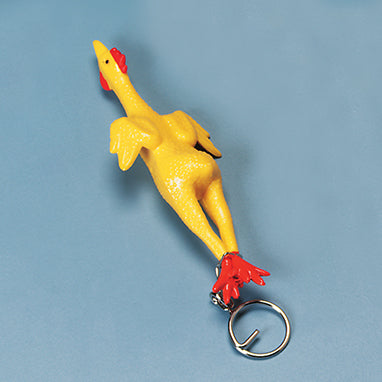 Rubber Chicken Key Ring H-10005-13625