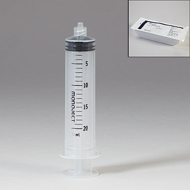 Sterile Monoject™ Luer-Lock Syringes, Pharmacy Tray, 20mL, Case H-20046-31-12059