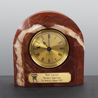 Personalized Amber Swirl Clock H-Y127-13651